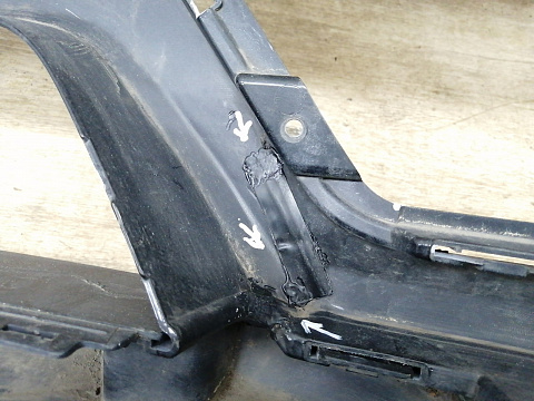Фотография детали AA023122; Бампер передний; под паркт.; под омыват. (71101-TZ5-C000) для Acura MDX III (2013 - 2015)/БУ; Оригинал; Р1, Мелкий дефект; . Фото номер 12