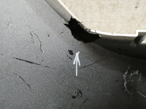 Фотография детали AA036325; Бампер задний; под паркт. (GJR9-50221) для Mazda 6 GJ/БУ; Оригинал; Р1, Мелкий дефект; . Фото номер 26