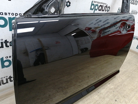 Фотография детали AA018550; Дверь передняя левая (C2Z2061) для Jaguar XF/БУ; Оригинал; Р0, Хорошее; PAB Черный перлам.. Фото номер 3