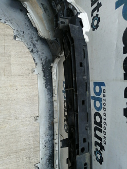 AA045627; Бампер передний; под паркт.; под омыват. (4G0 807 437) для Audi A6 C7/БУ; Оригинал; Р1, Мелкий дефект; 