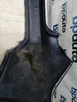 AA046123; Бампер задний; под паркт. (86611-4Y000) для Kia Rio III Sedan (2011- 2015)/БУ; Оригинал; Р1, Мелкий дефект; 