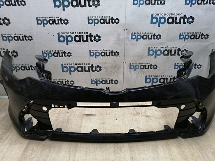 AA045399; Бампер передний; под паркт.; под омыват. (52119-06C40) для Toyota Camry/БУ; Оригинал; Р1, Мелкий дефект; 