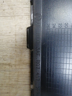 AA046092; Бампер задний, без молдинга; без паркт. (3AE807417) для Volkswagen Passat B7 Sedan (2011- 2014)/БУ; Оригинал; Р1, Мелкий дефект; 