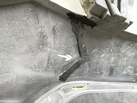 BA000121; Бампер передний; под паркт.; под омыват. (52119-06C40) для Toyota Camry/БУ; Оригинал; Р1, Мелкий дефект; 