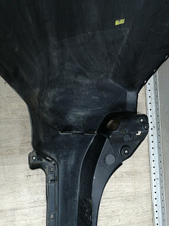 AA045379; Бампер задний; без паркт. (6410D125) для Mitsubishi Pajero Sport III (2015-2020)/БУ; Оригинал; Р1, Мелкий дефект; 