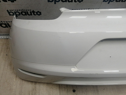 AA046041; Бампер задний; без паркт. (1K8807421M) для Volkswagen Scirocco (2009 - 2014)/БУ; Оригинал; Р1, Мелкий дефект; 