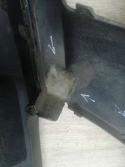 AA045760; Бампер передний, AMG; под паркт.; под омыват. (A1668856425) для Mercedes-Benz GL-klasse II (X166) (2012-2016)/БУ; Оригинал; Р2, Удовлетворительное; 