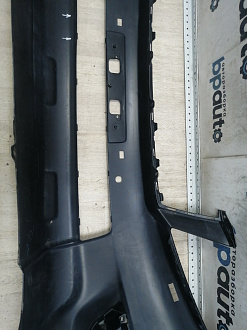 AA046185; Бампер передний; под паркт.; под омыват. (52119-60E01) для Toyota Land Cruiser Prado 150 (2010 — 2013)/БУ; Оригинал; Р1, Мелкий дефект; 