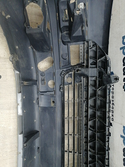 AA045717; Бампер передний; без паркт.; без омыват. (7E0807221) для Volkswagen/БУ; Оригинал; Р1, Мелкий дефект; 