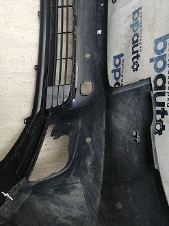 AA045950; Бампер передний; под паркт.; под омыват. (52119-0E220) для Toyota Highlander III (2014 — 2016)/БУ; Оригинал; Р1, Мелкий дефект; 