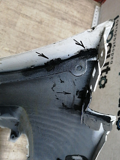 BA000156; Бампер передний; без паркт.; под омыват. (8P0 807 437 H) для Audi A3 8P/БУ; Оригинал; Р1, Мелкий дефект; 