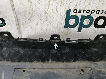AA027164; Бампер передний; без паркт.; без омыват. (96648503) для Chevrolet Aveo I рест. Sedan (2006- 2011)/БУ; Неоригинал; Р1, Мелкий дефект; 