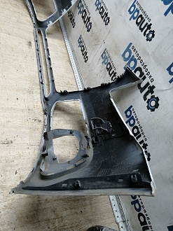 BA000137; Бампер передний; под паркт.; под омыват. (8R0 807 437 M) для Audi Q5 I рест. (2012-2017)/БУ; Оригинал; Р1, Мелкий дефект; 