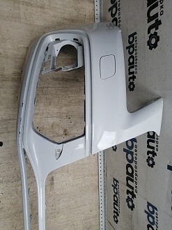 BA000254; Бампер передний, S-line; без паркт.; под омыват. (8R0 807 437 AC) для Audi Q5 I рест. (2012-2017)/БУ; Оригинал; Р1, Мелкий дефект; 