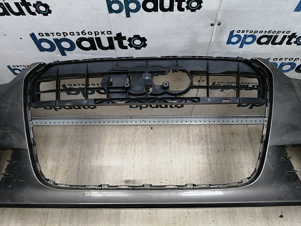 BA000167; Бампер передний; под паркт.; под омыват. (4G0 807 437) для Audi A6 C7/БУ; Оригинал; Р1, Мелкий дефект; 