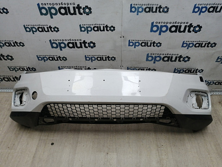 AA045684; Бампер передний, Track-Field; без паркт.; под омыват. (5N0807221T) для Volkswagen Tiguan I рест. (2011- 2016)/БУ; Оригинал; Р1, Мелкий дефект; 