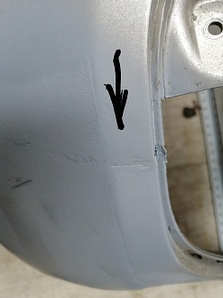 BA000143; Бампер задний; без паркт. (86611-4L000) для Hyundai/БУ; Оригинал; Р1, Мелкий дефект; 