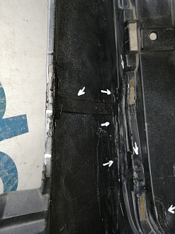 AA045401; Бампер передний; под паркт.; под омыват. (52119-06C40) для Toyota Camry/БУ; Оригинал; Р2, Удовлетворительное; 