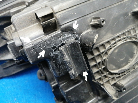 Фотография детали AA024316; Фара галоген правая (92102-2W116) для Hyundai Santa Fe III (2012 - 2015)/БУ; Оригинал; Р2, Удовлетворительное; . Фото номер 7