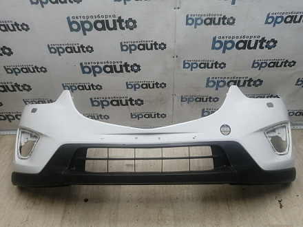 AA045757; Бампер передний; без паркт.; под омыват. (KD45-50031) для Mazda CX-5/БУ; Оригинал; Р1, Мелкий дефект; 