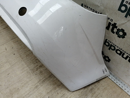 BA000116; Бампер задний; без паркт. (96696013) для Chevrolet Aveo II Sedan (2011- 2015)/БУ; Оригинал; Р1, Мелкий дефект; 