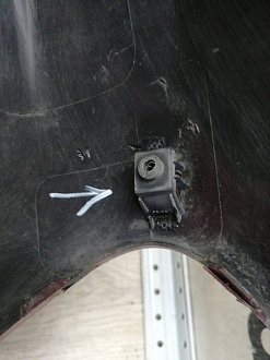 AA046274; Бампер передний; без паркт.; без омыват. (86511-F2000) для Hyundai Elantra VI (AD) (2016-2018)/БУ; Оригинал; Р2, Удовлетворительное; 