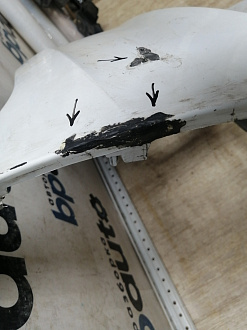 AA045600; Бампер передний; под паркт.; под омыват. (8K0 807 437 AC) для Audi A4 B8/БУ; Оригинал; Р1, Мелкий дефект; 