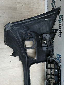 BA000162; Бампер передний; под паркт.; под омыват. (4G0 807 437) для Audi A6 C7/БУ; Оригинал; Р1, Мелкий дефект; 