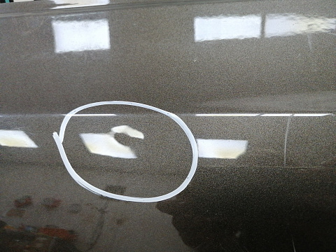 Фотография детали AA029208; Дверь передняя левая (1K8831055F) для Volkswagen Scirocco (2009 - 2014)/БУ; Оригинал; Р3, Под восстановление; . Фото номер 9