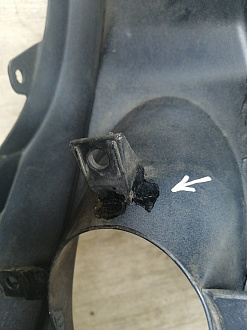 BA000177; Бампер передний; без паркт.; под омыват. (52119-05190) для Toyota Avensis/БУ; Оригинал; Р2, Удовлетворительное; 