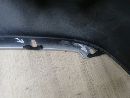 AA046048; Бампер передний; под паркт.; под омыват. (52119-48270) для Lexus RX III (2009 — 2012)/БУ; Оригинал; Р1, Мелкий дефект; 