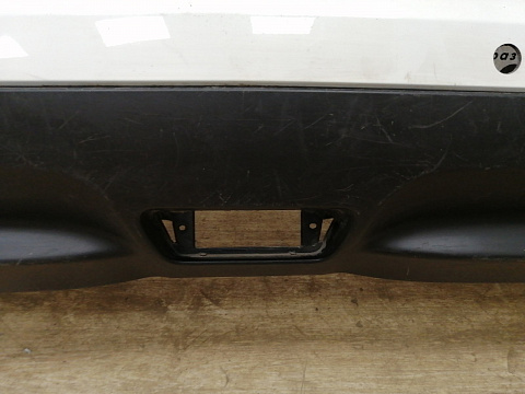 Фотография детали AA031350; Бампер задний; под паркт. (85022-1KA6H) для Nissan Juke I (2010-2014)/БУ; Оригинал; Р1, Мелкий дефект; . Фото номер 5