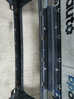 AA045536; Бампер передний; под паркт.; под омыват. (4L0 807 437) для Audi Q7 I (2005-2010)/БУ; Оригинал; Р1, Мелкий дефект; 