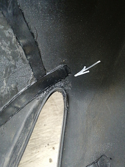 AA044984; Бампер передний; без паркт.; без омыват. (86511-2H000) для Hyundai Elantra IV (HD) (2006-2011)/БУ; Оригинал; Р2, Удовлетворительное; 