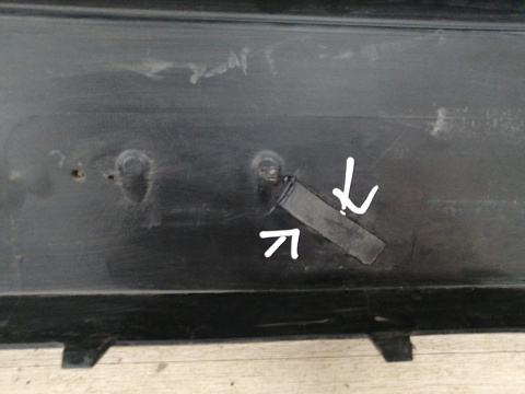 Фотография детали AA039052; Бампер передний, без ПТФ (9681519577)/БУ; Оригинал; Р1, Мелкий дефект; . Фото номер 13