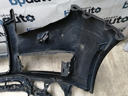 AA045517; Бампер передний; под паркт.; под омыват. (4L0 807 437 H) для Audi Q7 I рест. (2010-2015)/БУ; Оригинал; Р1, Мелкий дефект; 