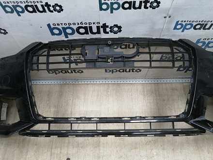 BA000176; Бампер передний, S-line; под паркт.; под омыват. (4G0 807 437 AB) для Audi A6 IV (C7) рест. Sedan (2014-2018)/БУ; Оригинал; Р1, Мелкий дефект; 