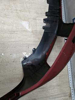 AA045764; Бампер передний; без паркт.; под омыват. (EH44-50031) для Mazda CX-7 I рест. (2009-2012)/БУ; Оригинал; Р1, Мелкий дефект; 