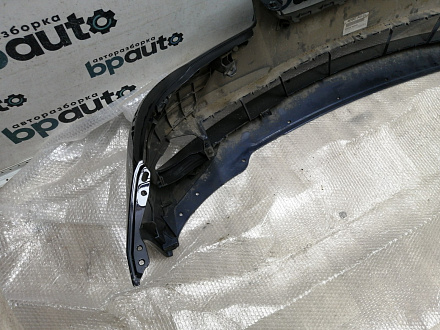 AA004123; Бампер передний, 4 отв. под датчики; под паркт.; под омыват. (51117200712) для BMW 5 серия F10 F11/БУ; Оригинал; Р0, Хорошее; (416) Темно-синий перламутр