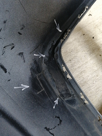 Фотография детали AA045381; Бампер передний; под паркт.; без омыват. (01859562) для Geely Emgrand X7 рест. 2 (2018-2021)/БУ; Оригинал; Р1, Мелкий дефект; . Фото номер 21