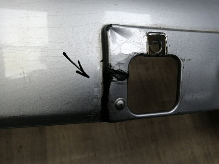 AA046615; Бампер передний; без паркт.; под омыват. (52119-12C70) для Toyota Corolla 150 рест. (2010-2013)/БУ; Оригинал; Р2, Удовлетворительное; 
