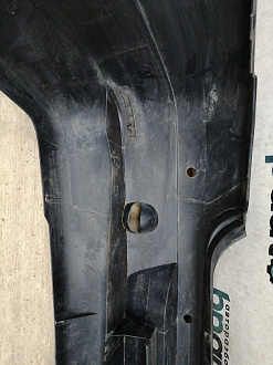AA033290; Бампер задний; под паркт. (8200697213) для Renault Logan I (2004-2009)/БУ; Оригинал; Р1, Мелкий дефект; 