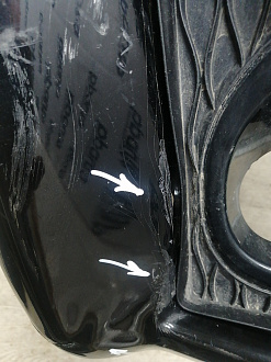 BA000241; Бампер передний; под паркт.; под омыват. (62022-4HD0H) для Infiniti Q50 (2013-2017)/БУ; Оригинал; Р2, Удовлетворительное; 