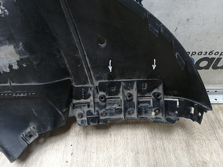 AA045746; Юбка переднего бампера (7P5807061) для Porsche Cayenne II (958) (2010-2014)/БУ; Оригинал; Р1, Мелкий дефект; 