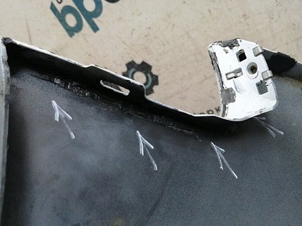 AA045705; Бампер передний, S-line; под паркт.; под омыват. (8K0 807 437 S) для Audi A4 B8/БУ; Оригинал; Р2, Удовлетворительное; 