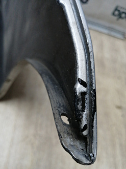 AA045245; Бампер задний; без паркт. (52159-12A30) для Toyota Corolla 150 (2006-2009)/БУ; Оригинал; Р2, Удовлетворительное; 