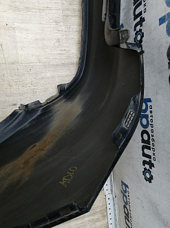 AA046116; Бампер задний; без паркт. (86611-4Y000) для Kia Rio III Sedan (2011- 2015)/БУ; Оригинал; Р1, Мелкий дефект; 