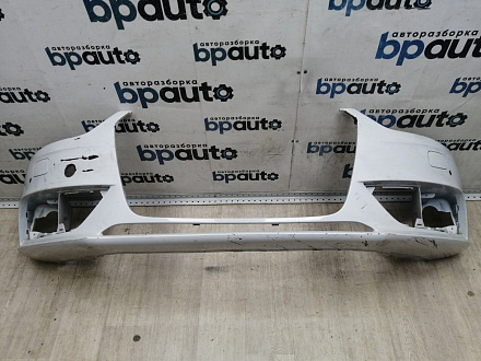 AA045602; Бампер передний; под паркт.; под омыват. (8K0 807 437 AC) для Audi A4 B8/БУ; Оригинал; Р1, Мелкий дефект; 