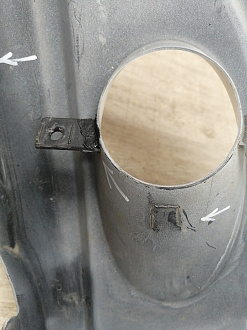 BA000179; Бампер передний; без паркт.; под омыват. (52119-05190) для Toyota Avensis/БУ; Оригинал; Р2, Удовлетворительное; 