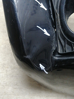 BA000241; Бампер передний; под паркт.; под омыват. (62022-4HD0H) для Infiniti Q50 (2013-2017)/БУ; Оригинал; Р2, Удовлетворительное; 